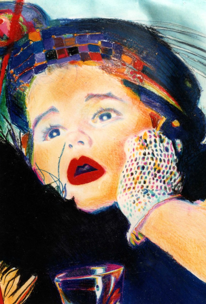 Conditions féminines- le monde à l'envers  60 x 80